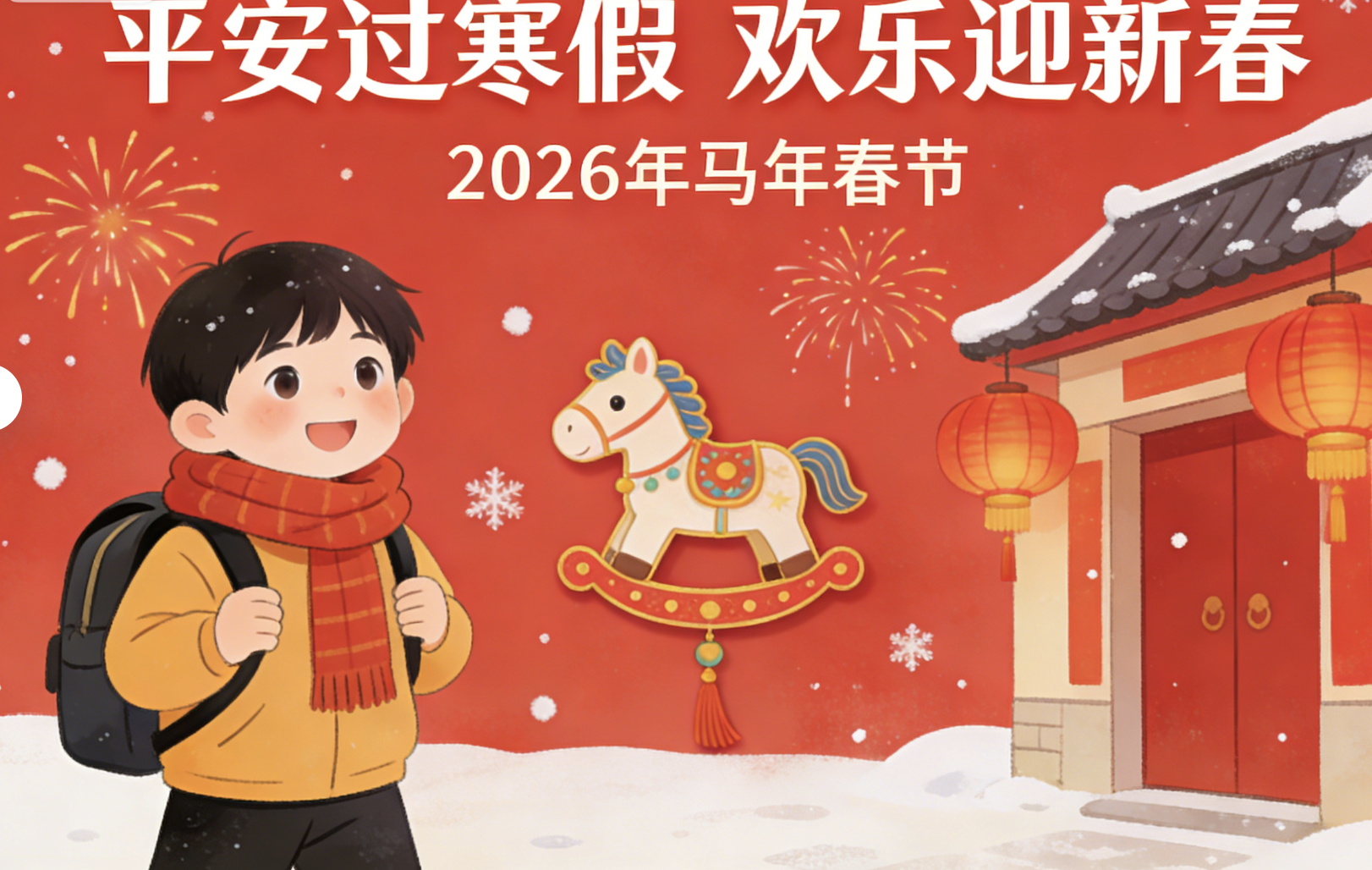 四川现代艺术学校2026年寒假告家长书及安全提示